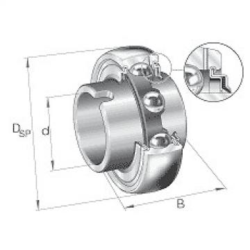 GLE50-KRR-B INA Radial insert ball bearings GLE..-KRR-B, spherical outer ring, n