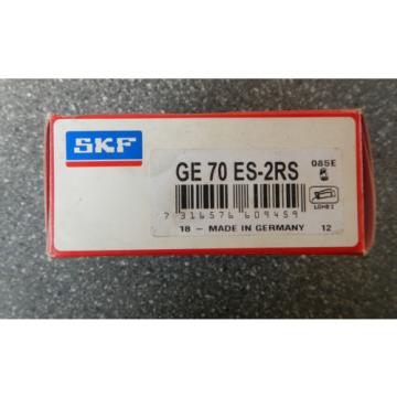 SKF Radial spherical plain bearings : GE 70 ES-2RS (70x105x49) Steel/Steel