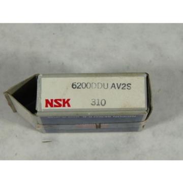 NSK 6200DDU-AV2S Radial Ball Bearing 30x10x9mm ! NEW !