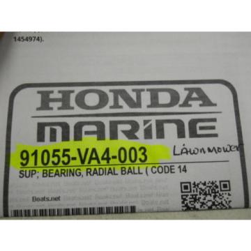 Honda NOS HR194, HRA214, all years, Radial Ball Bearing Sup, # 91055-VA4-003   M