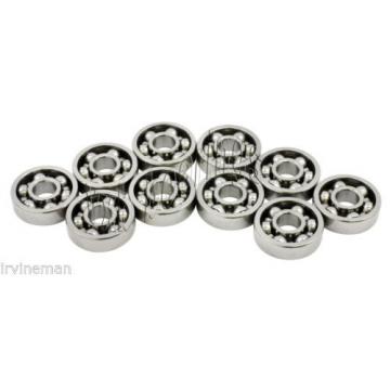 10 S681X Bearing 1.5x4x1.2 Stainless Steel Open Ball Bearings Rolling