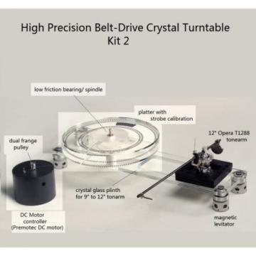 Turntable kit 2 : bearing + platter + motor controller