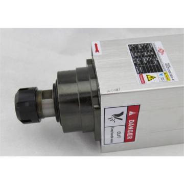 8HP 6KW 18000rpm ER32 Square Woodworking AC Spindle motor 4 ceramic ball bearing