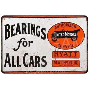 United Motors Bearings Auth Service Vintage Look Reproduction 8x12 Sign 8121288