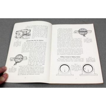 1940 GENERAL MOTORS NEW DEPARTURE WHY ANTI-FRICTION BALL BEARINGS BOOKLET