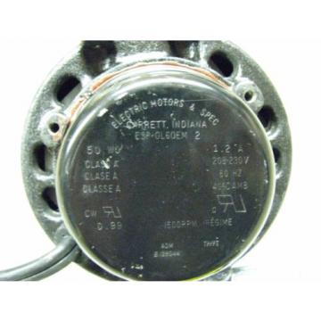 Electrical Motors &amp; Specialties ESP-OL60EM2 Bearing Fan Motor