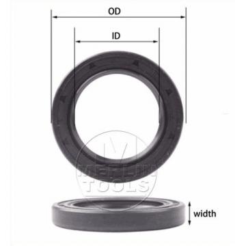 Select Size ID 31 - 34mm TC Double Lip Rubber Rotary Shaft Oil Seal with Spring