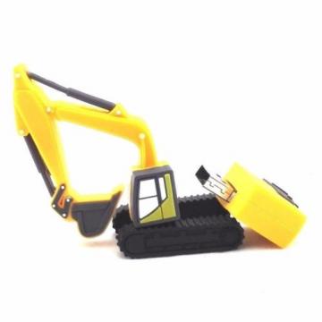 Caterpillar CAT Yellow Excavator USB 8GB Dozer Excavator Bucket Attachment Skid