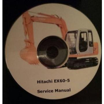 HITACHI EX60-5 - EX75UR-3 EXCAVATOR SERVICE MANUAL ON CD *FREE POSTAGE*