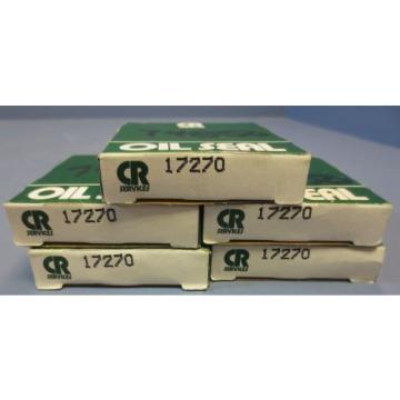 Lot of 5 Chicago Rawhide CR Oil Seals Model 17270