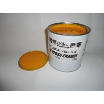 Hyundai Excavator Yellow Gloss Enamel Paint 1 Litre