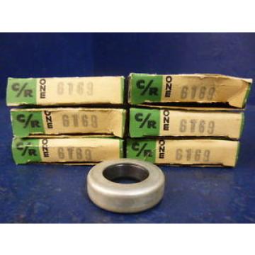 Lot Of 6 CR 6169 Double Lip Spring Loaded Oil Seal