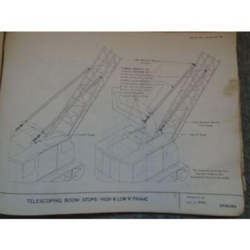 NGK Rapier 605 Excavator Crawler Type Parts List / Catalogue 1320F