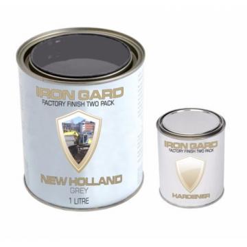 IRON GARD 1L Two Pack Paint NEW HOLLAND GREY Excavator Loader Bucket Attachment