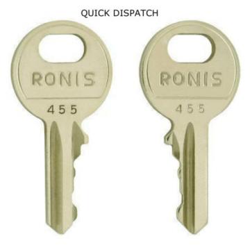 GENERATOR  KEY RONIS 455 key VERMEER  TEREX  SNORKEL  UPRIGHT  SKYJACK locksmith