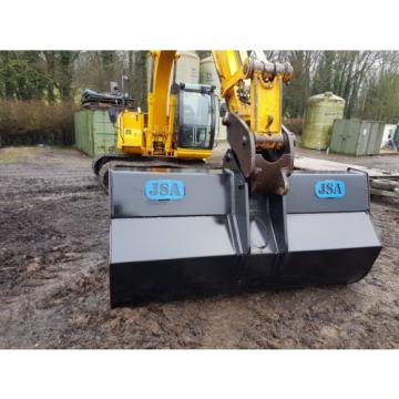 JSA 2.5m excavator 13-16 ton High Capacity compost and wood chip bucket