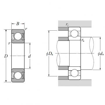 6001LUZC3/5C, Single Row Radial Ball Bearing - Single Shielded & Single Sealed (Contact Rubber Seal)