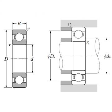 1207L0EN#BCA, Single Row Radial Ball Bearing - Open Type