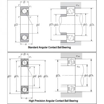 5S-7207BT2XPX4V4, Single Angular Contact Ball Bearings - Open Type