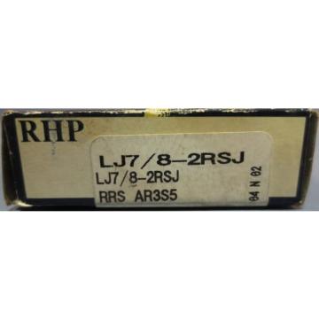 RHP Bearings LJ7/ 8-2RSJ Bearing RRS AR3S5