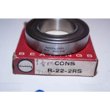 &#034;NEW  OLD&#034; Consolidated Ball Bearing R-22-2RS / RHP KLNJ 1-3/8 - 2ZEP1