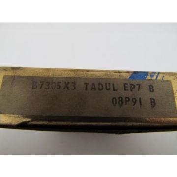 RHP B7305X3 TADUL EP7 B Super Precision Bearing 1/2 Set 1 Bearing