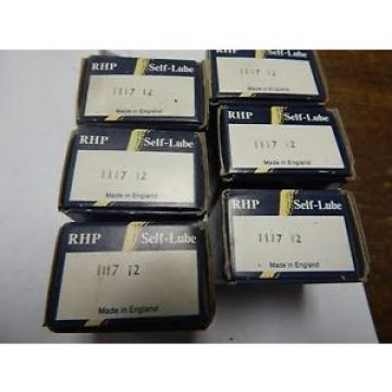 RHP 1117 12 Self Lube Bearings lot of 6 Pcs