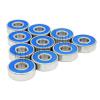 16 inline Skate Sealed Bearing Bronze Cage Ball Bearings Rolling #4 small image