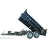 DUAL CYLINDER 6&#039; x 12&#039; Dump Trailer Kit with double acting KTI Pump #4 small image