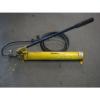 Enerpac P801 Hydraulic Hand Pump 1000psi  W/ Hose And Pressure Gage #1 small image