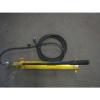 Enerpac P801 Hydraulic Hand Pump 1000psi  W/ Hose And Pressure Gage #3 small image