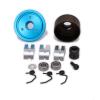 1 set blue Bell 14T Gear Flywheel Assembly Bearing Clutch Shoes For 1/8 RC Car #5 small image