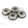 Pack 4 Slot Car Flanged Bearing .125&#034;x .250&#034;inch Hybrid Ceramic ABEC7 Quality P4 #1 small image