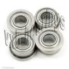 Pack 4 Slot Car Flanged Bearing .125&#034;x .250&#034;inch Hybrid Ceramic ABEC7 Quality P4 #4 small image