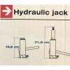 Car + Hydraulic Car Jack 3 Tons Stamp Jack Lifter lifts up to 12.5 inches