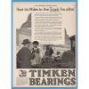 1920 Timken Bearings Roller Bearing Canton Car Mechanic Shop Art Ad #5 small image