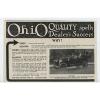1912 Ohio Clifton Cincinnati OH Automobile Magazine Ad FS Ball Bearings ma8617