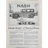 1927 Nash DeLuxe Light Six Sedan Car 7 Bearing Motor Original Ad #5 small image