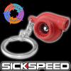 RED METAL SPINNING TURBO BEARING KEYCHAIN KEY RING/CHAIN FOR CAR/TRUCK/SUV A