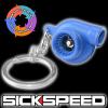 BLUE METAL SPINNING TURBO BEARING KEYCHAIN KEY RING/CHAIN FOR CAR/TRUCK/SUV B #5 small image