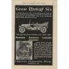 1910 Great Chadwick Six Auto Ad Pottstown PA, Timker Roller Bearings ma0905