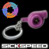 PINK METAL SPINNING TURBO BEARING KEYCHAIN KEY RING/CHAIN FOR CAR/TRUCK/SUV A