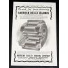 1903 OLD MAGAZINE PRINT AD, AMERICAN ROLLER BEARINGS ARE SUPERIOR TO ALL OTHERS!