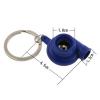New BLUE Metal Spinning Turbo Bearing Key Key Ring Chain For Car/Truck/SUV Hot #3 small image