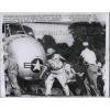 1959 Press Photo Rescuers Bring Stretcher Bearing Body From Rail Car Explosion #4 small image