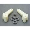 Team Associated 6002 RC10 Worlds Car Rear Knuckle Uprights w Wheel Ball Bearings #4 small image