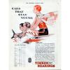 1929 Timken Roller Bearings Ad --Stay Young ----x668