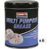 6 x Granville Multi Purpose Grease For Bearings Joints Chassis Car Home Garden
