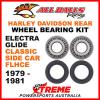25-1002 HD Electra Glide Classic Side Car FLHCE 1979-1981 Rear Wheel Bearing Kit #4 small image