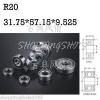 10pcs R20 open 1 1/4&#034; x 2 1/4&#034;x 3/8&#034; inch Bearing Miniature Ball Radial Bearings #1 small image